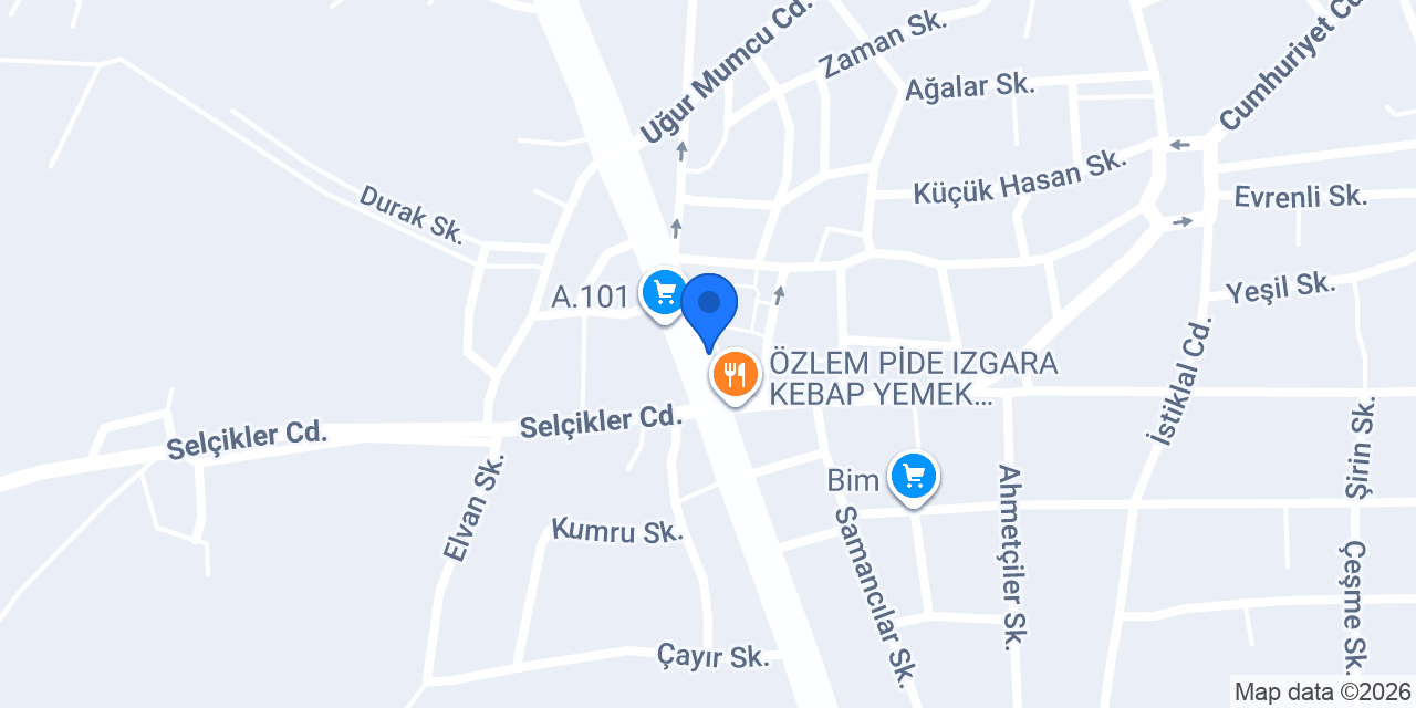 Ergül Ticaret konumu