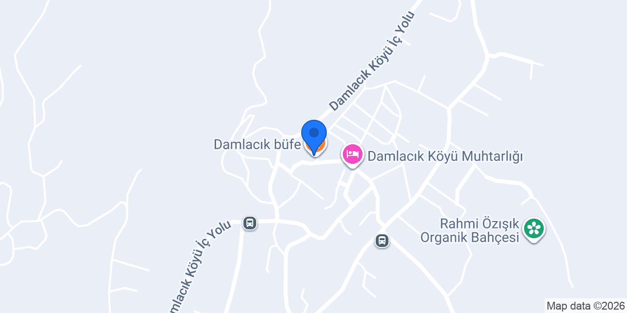 Damlacık büfe konumu