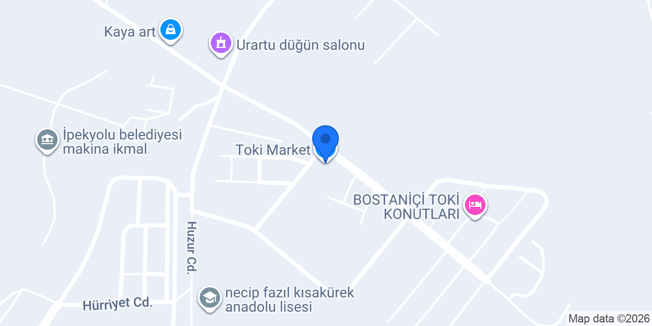 Toki Market konumu