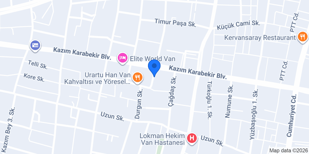 VAN OKYANUS PETSHOP konumu