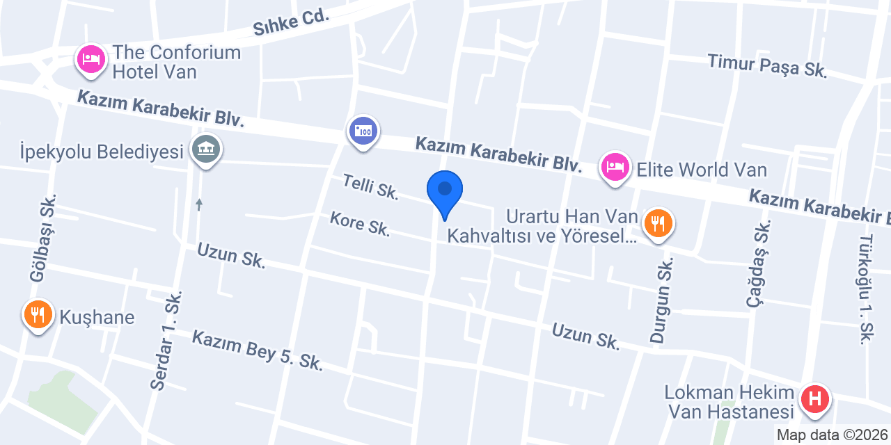 Taç-ipek Perde konumu