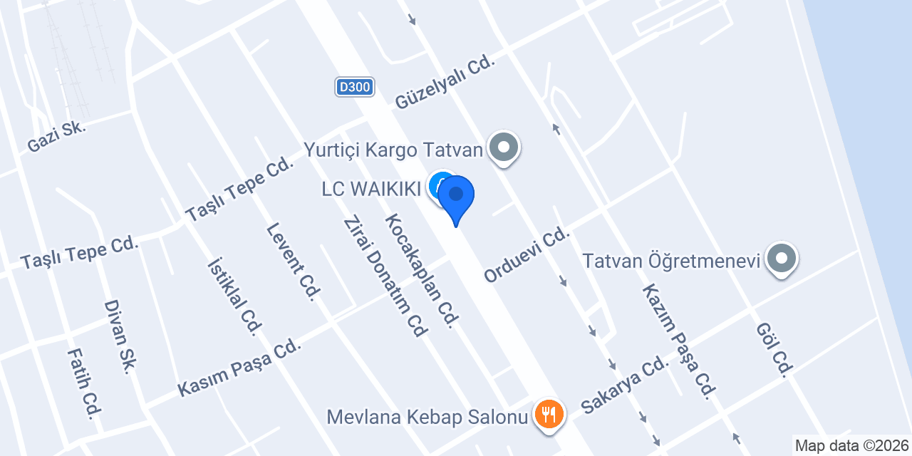 Tatvan 1. Noterliği konumu