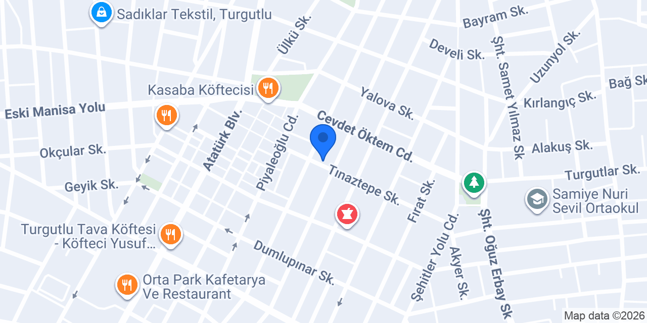 Gökcen Ticaret konumu