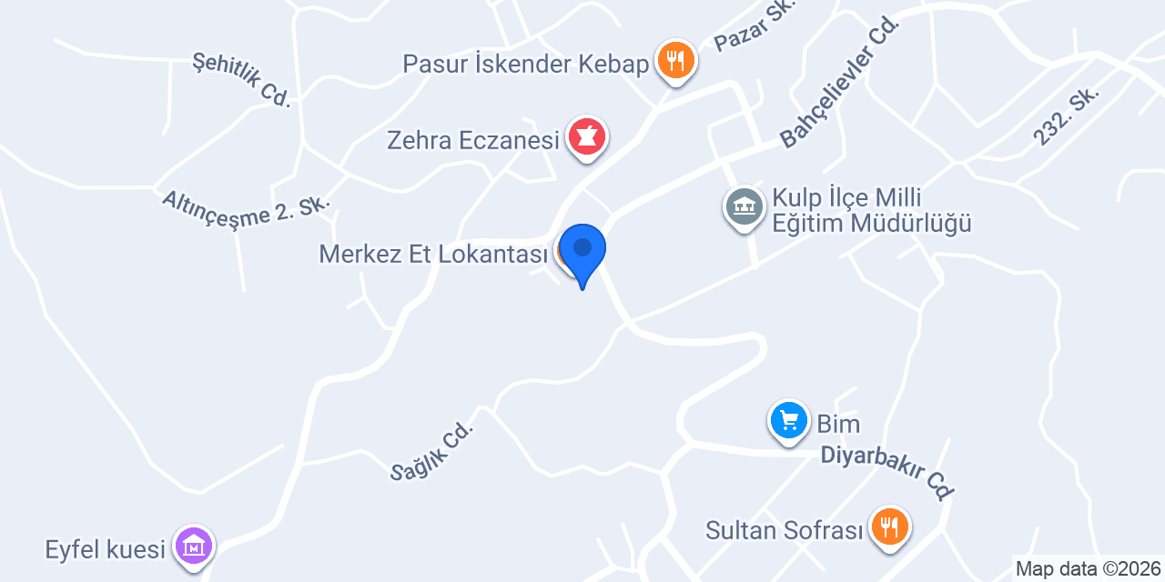 Sütaş Yem konumu