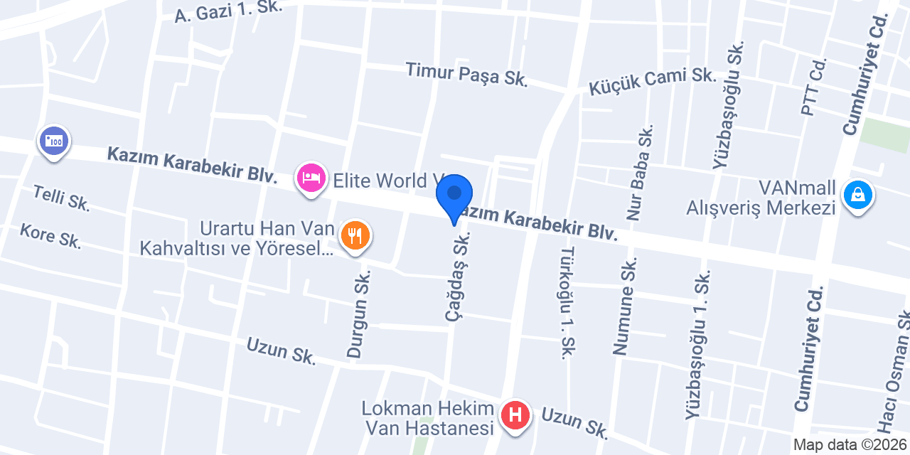 ETİK PSİKOTEKNİK-VAN konumu