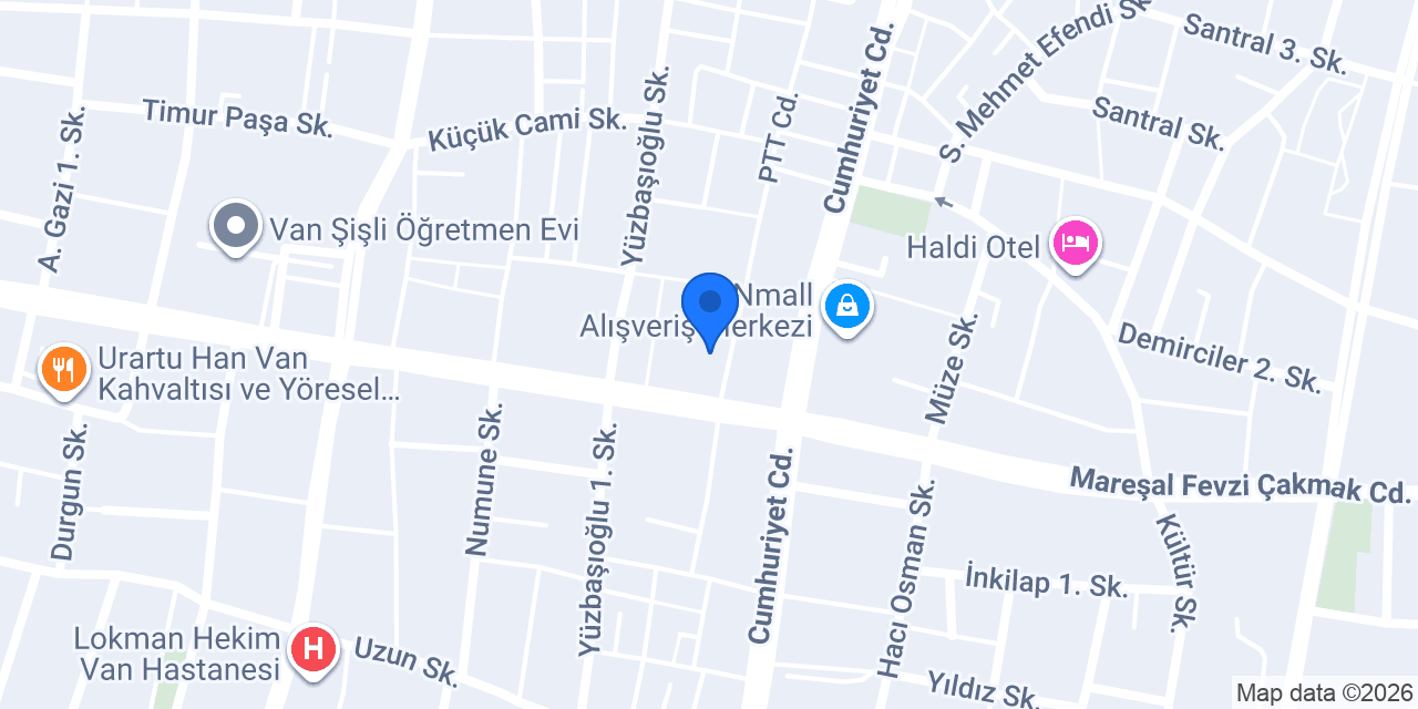 Hotel Fuat konumu