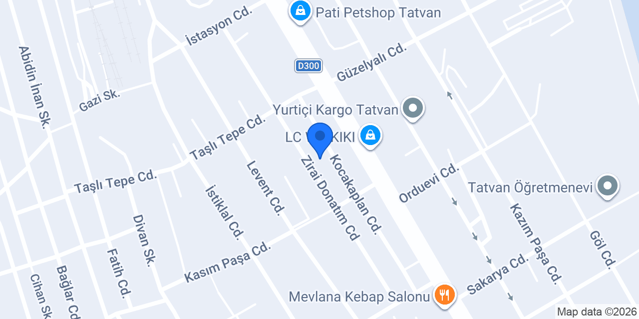 Girgir Cafe konumu
