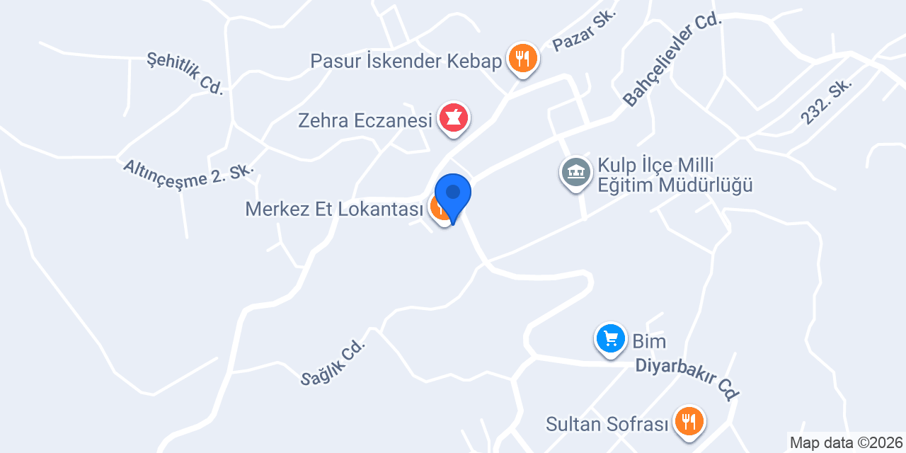 Merkez Et Lokantası konumu