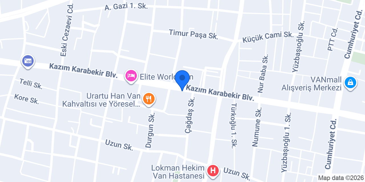 Van Psikolog | Klinik Psikolog Hüseyin Erol konumu