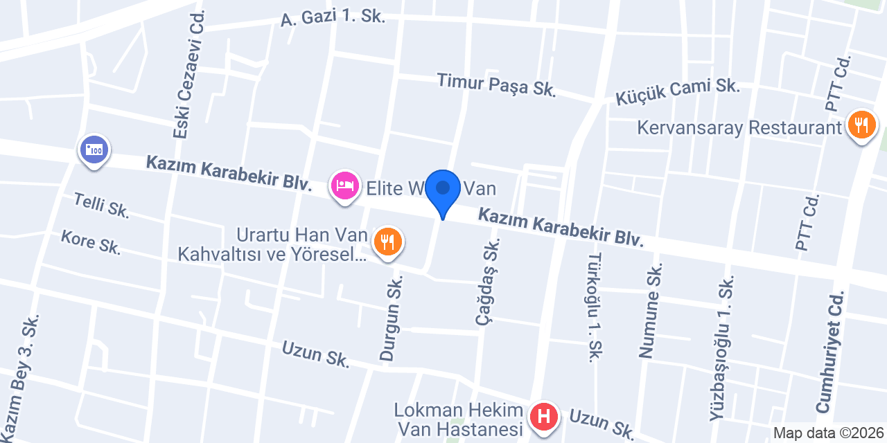 Sardur Hotel konumu