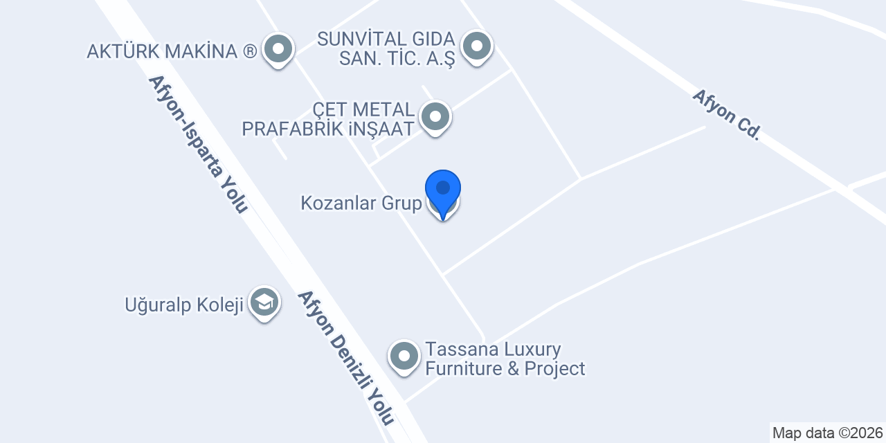 Kozanlar Grup konumu