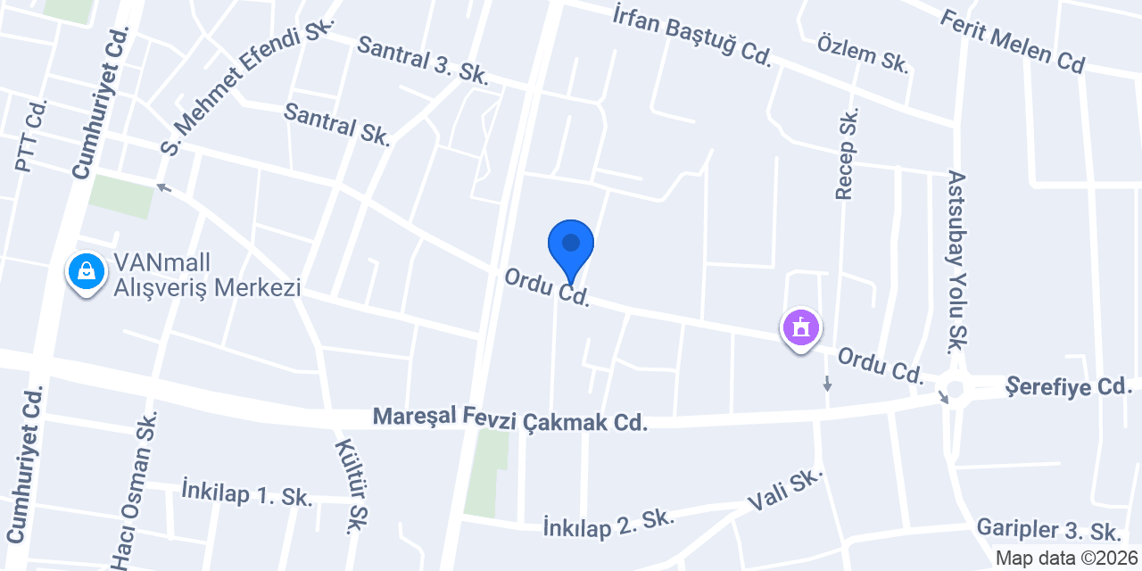 ŞEREF MOBİLYA konumu