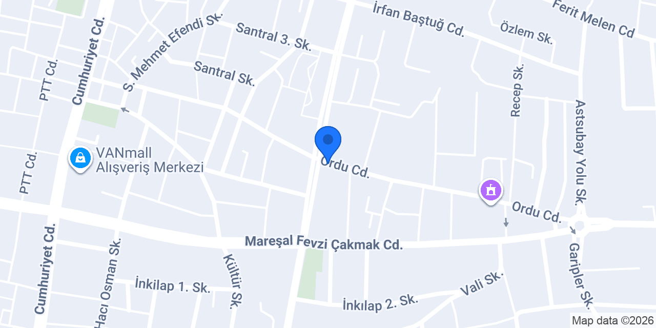 Van İmaj Reklam konumu