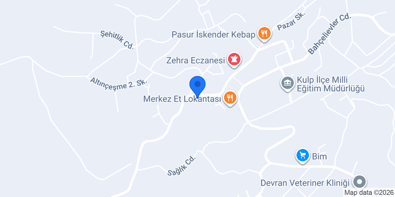 Yeni Lokman Eczanesi konumu