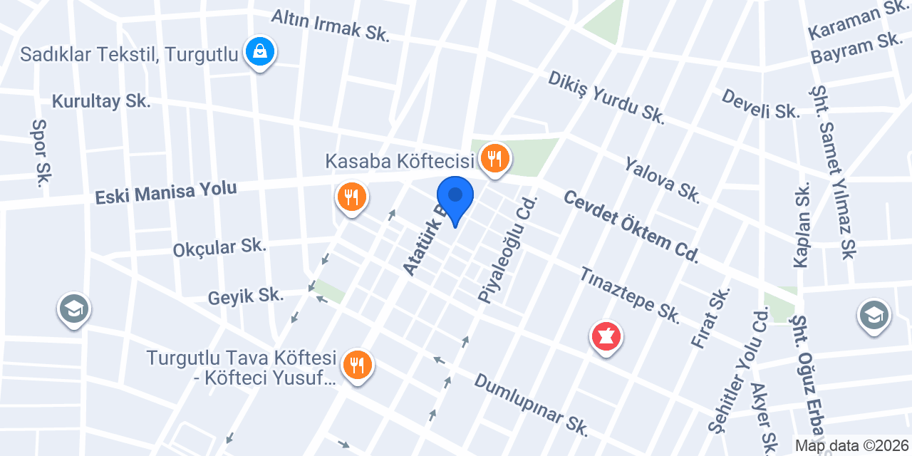 Özgür Kuyumculuk konumu