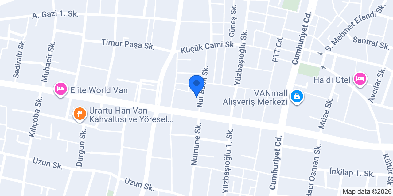 ERKAT İNŞAAT konumu