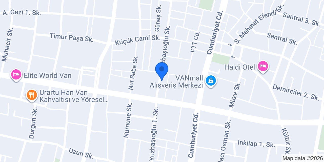 Öḡünmez Kurutemizleme konumu