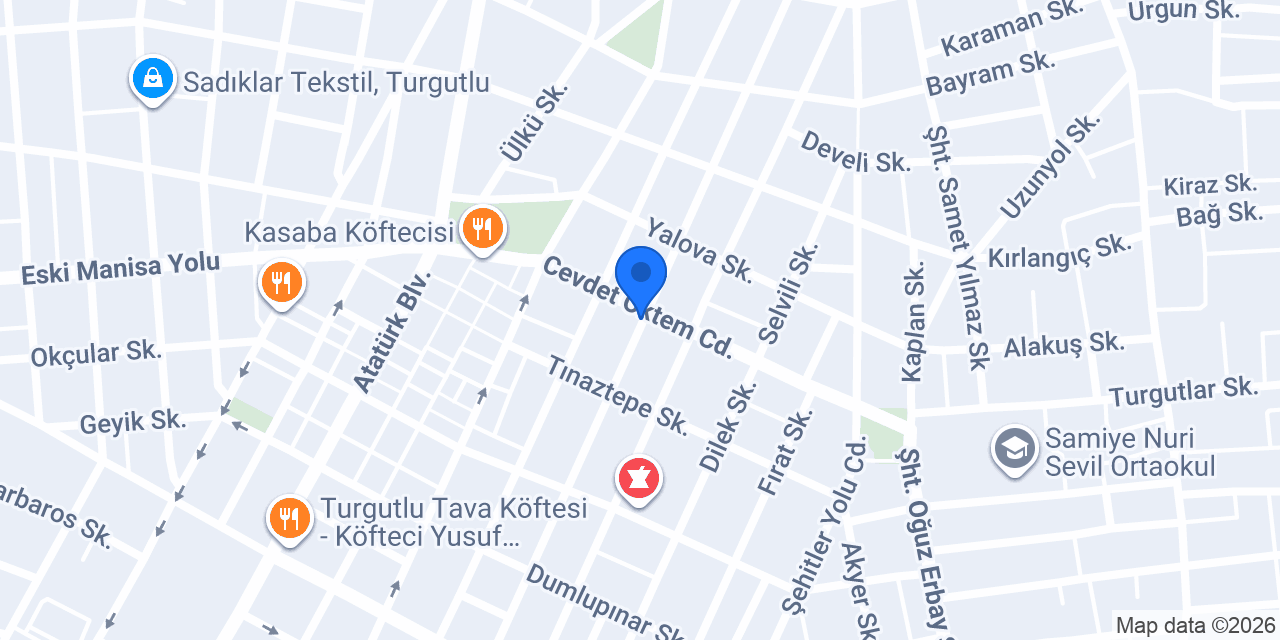 Ölmez Hukuk Bürosu konumu