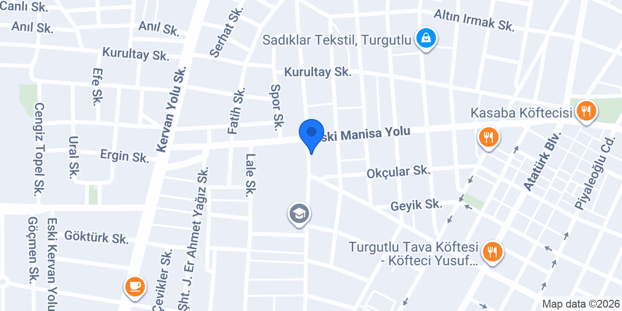 Turgutlu NİSA APART konumu