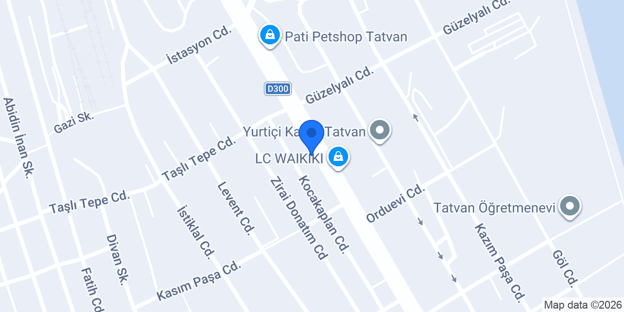 Halkbank Tatvan Şubesi konumu