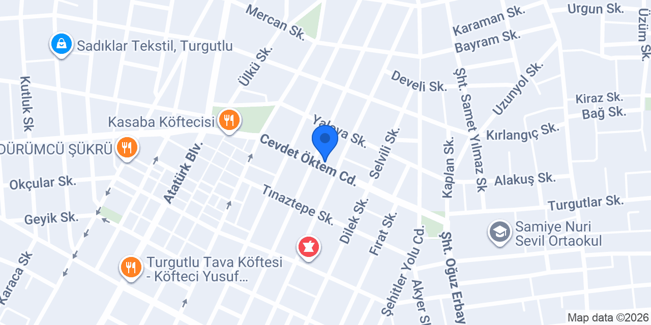 Yıldırım Mobilya konumu