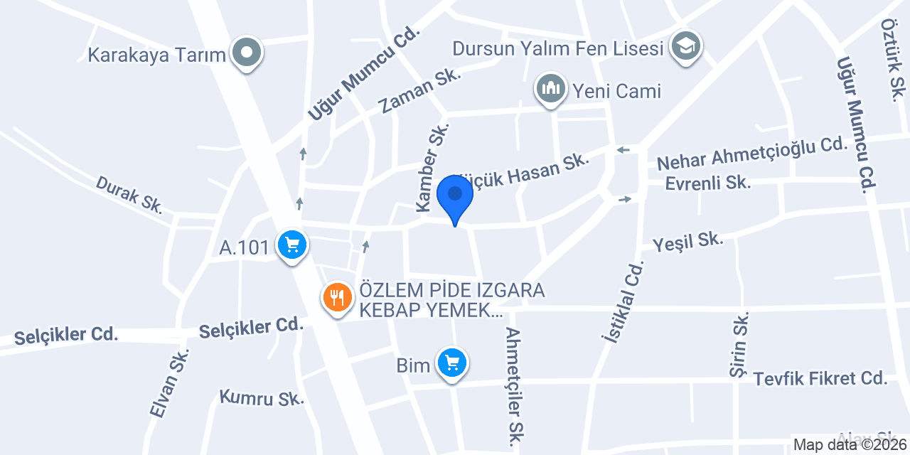Gözde Mobilya konumu