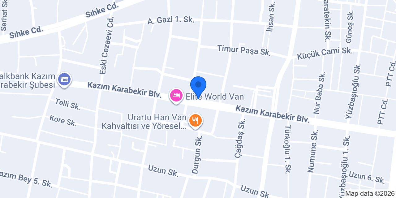 ELİT CAR VAN RENT A CAR konumu