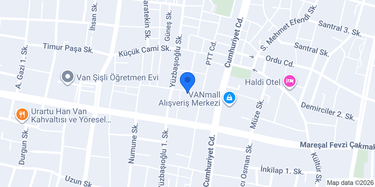 Yağmur kırtasiye konumu