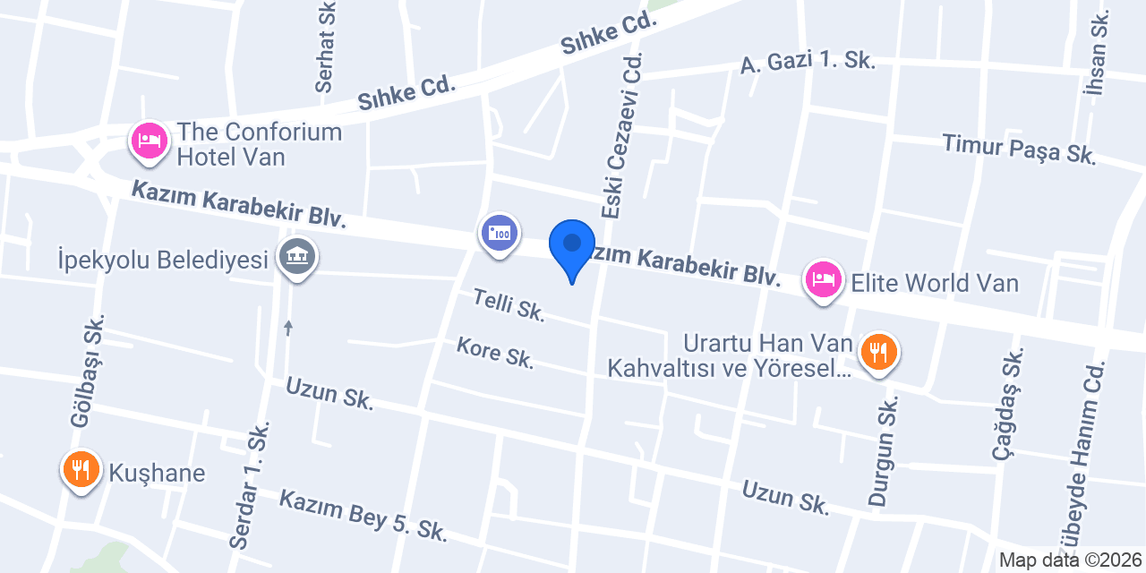 Akça patisserie konumu