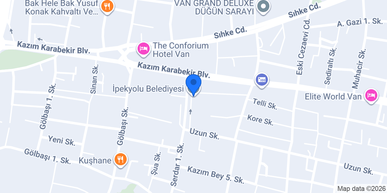 İpekyolu Belediyesi konumu