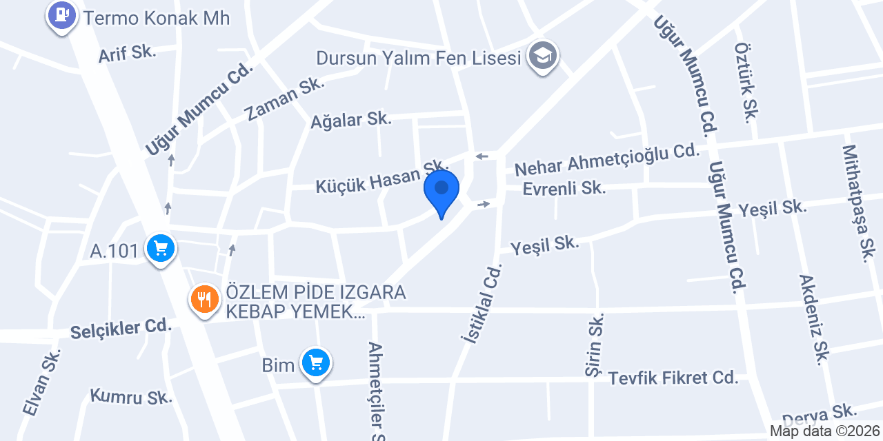 Cinar Elektrik konumu