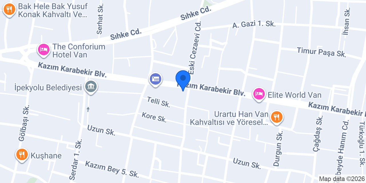 Menzil pide konumu