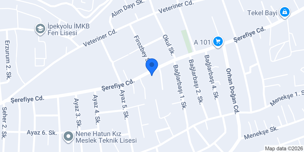 Değirmen İnşaat konumu