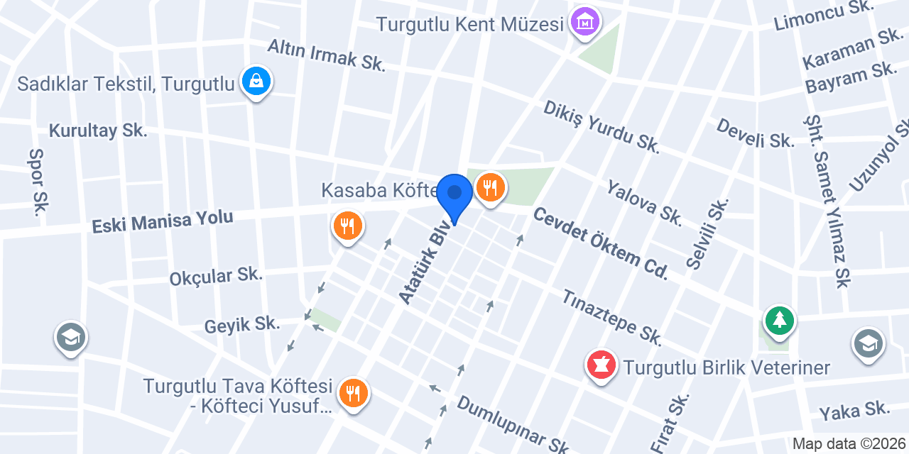 Turgutlu Eczanesi konumu