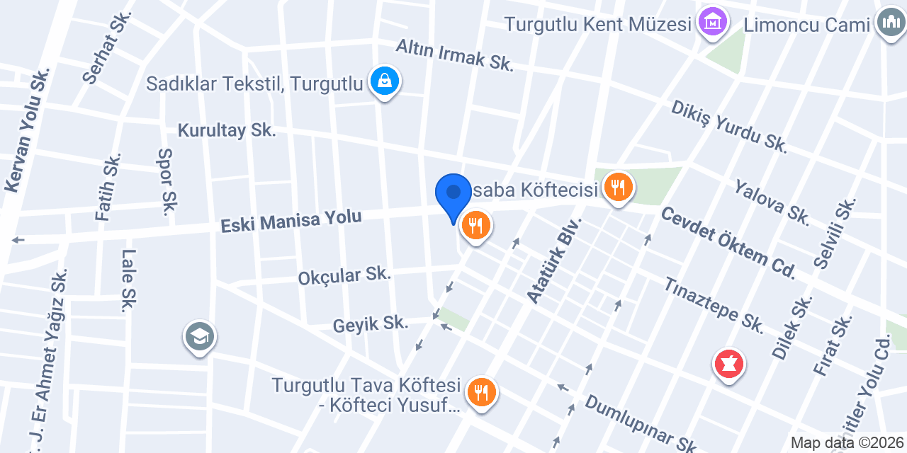 Yeşim Et Galerisi konumu