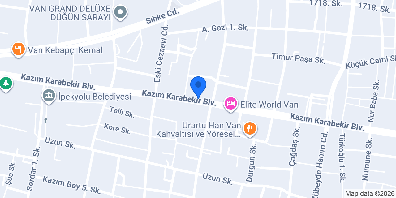 Van Vip Fen Eğitim Kurumları konumu