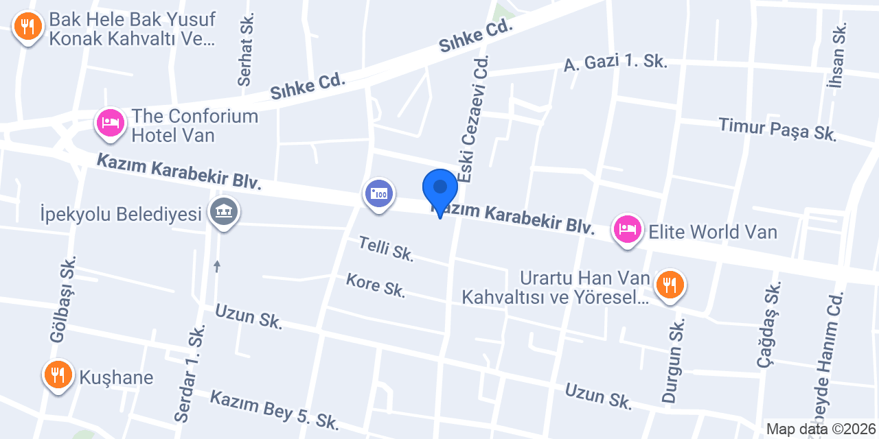 Van Klinik Psikolog Beril Demir konumu