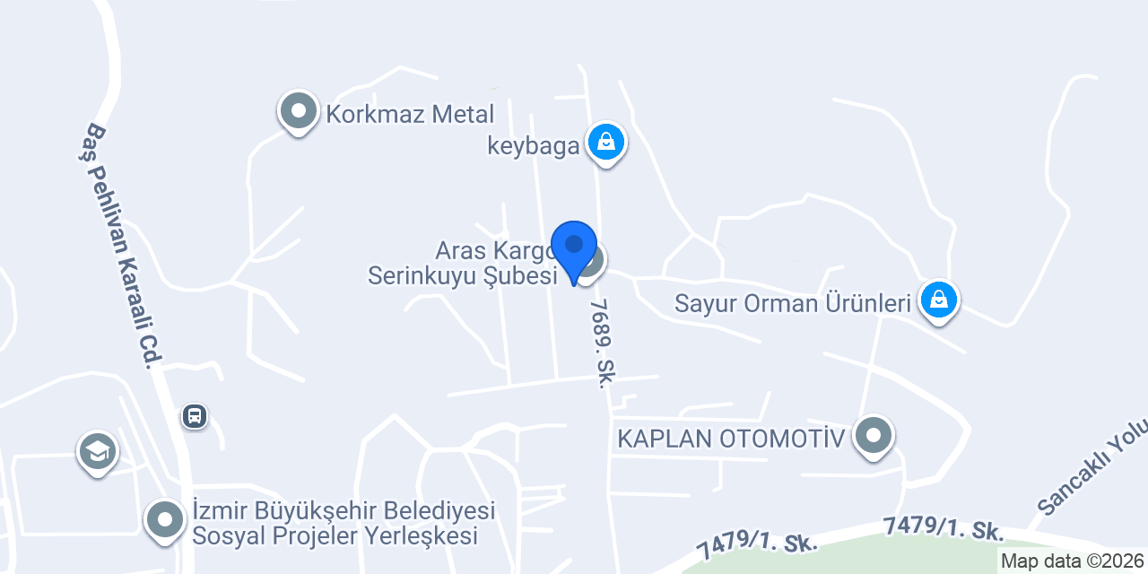 Aras Kargo Serinkuyu Şubesi konumu