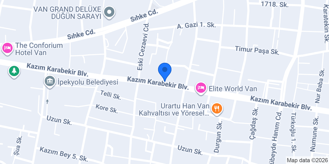 Çilek Odası Van 3 konumu