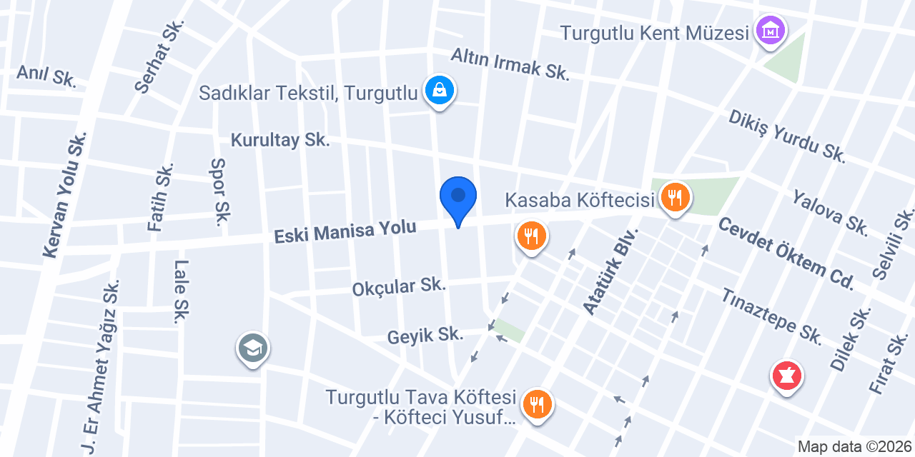 Bambi Yatak - Coşkun Mobilya konumu