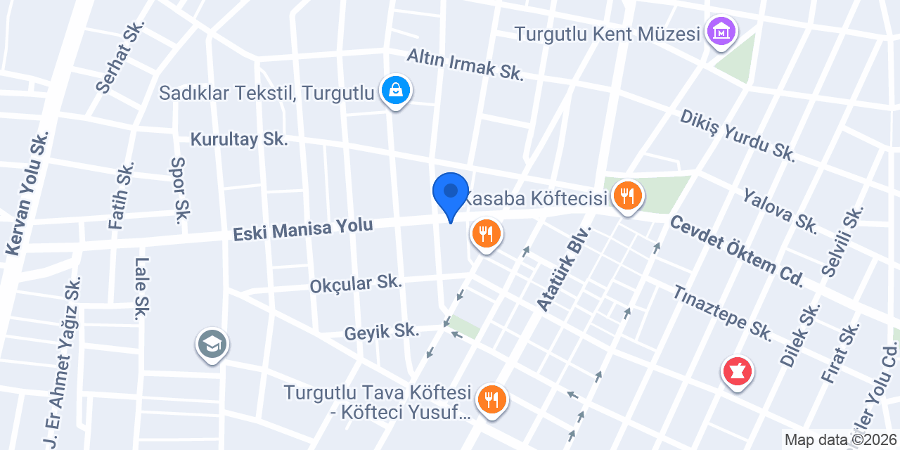 Turgutlu Alper Emlak konumu