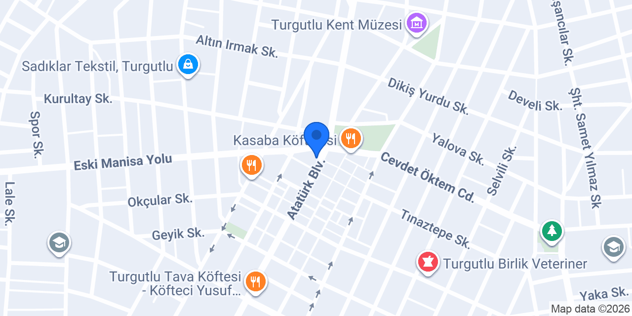 Turgutlu 3. Noterliği konumu
