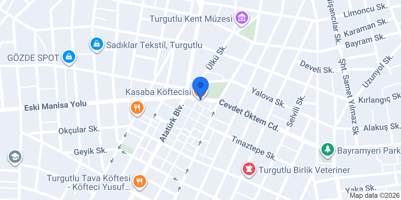 Kasaba Köftecisi konumu