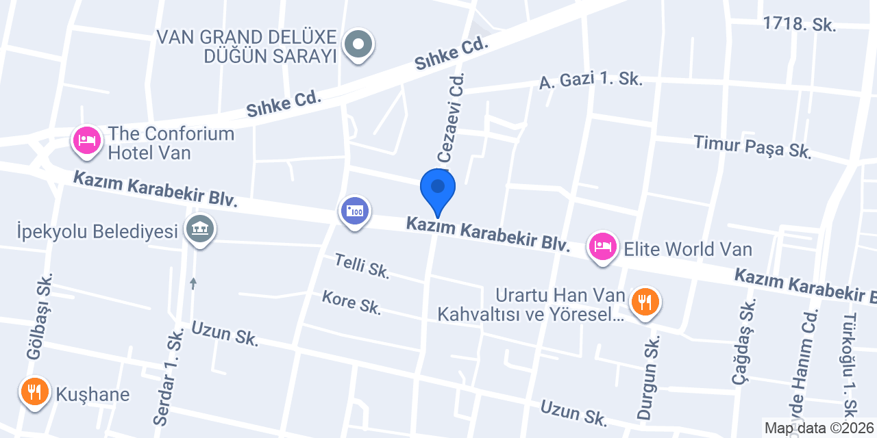 Van Açı YKS Özel Öğretim Kursu konumu
