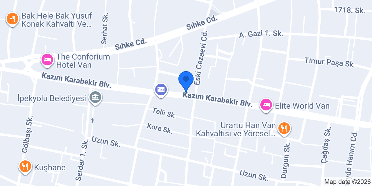 Helvacı Yakub Efendi Maraş Caddesi konumu