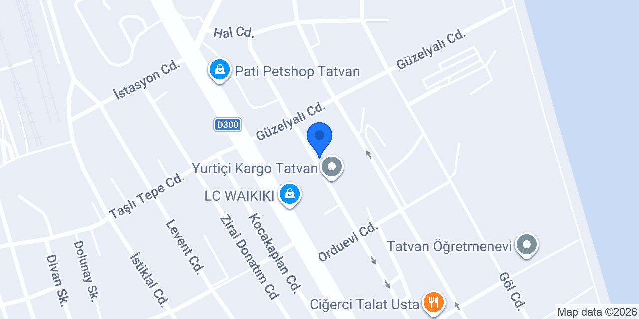 Tatvan Güven Sürücü Kursu konumu