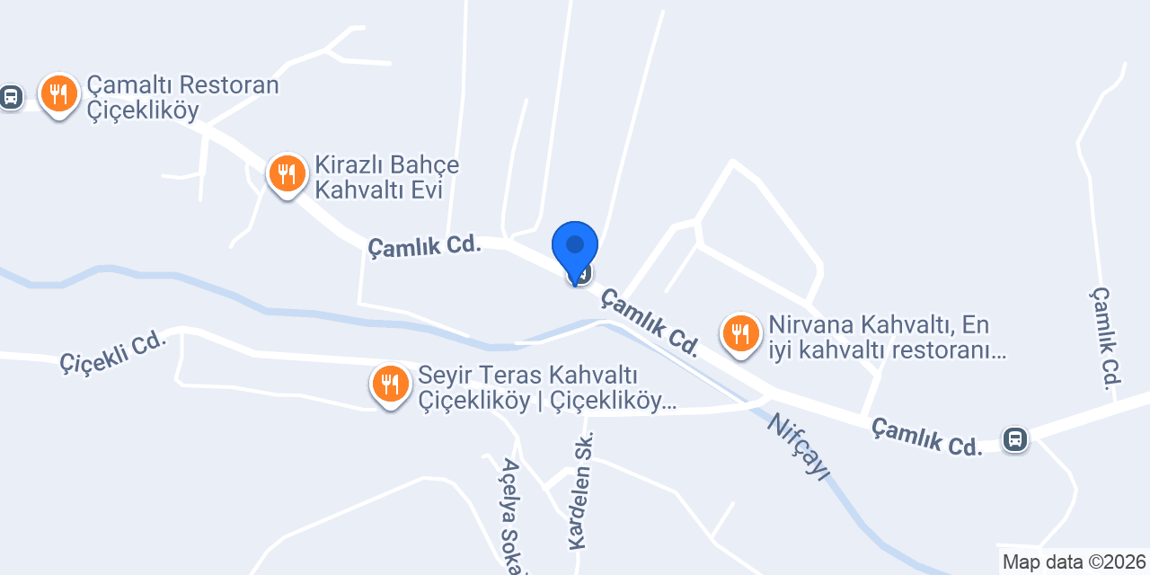 Çiçekli Köy Kahvaltısı evi konumu