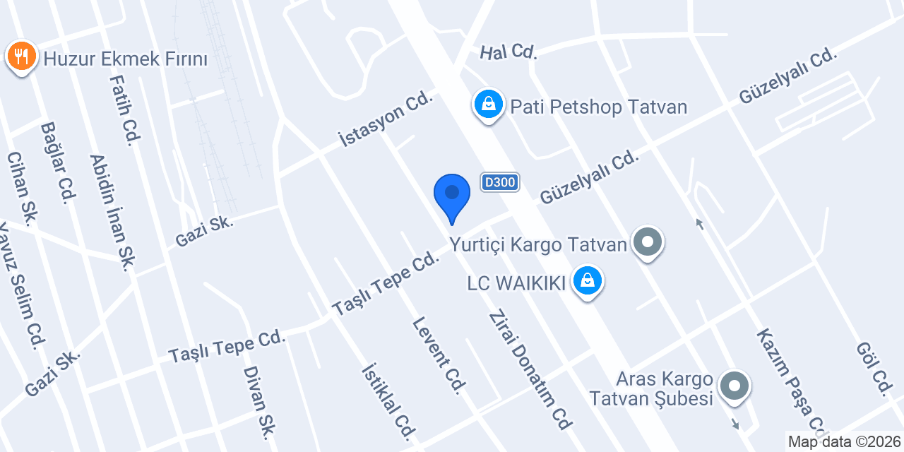 Çarşı tesisat konumu