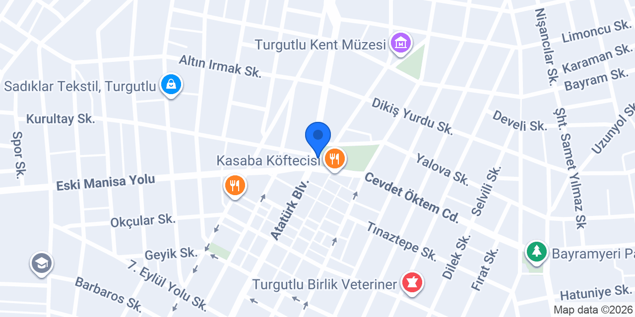 Koza Ersan Taksi konumu