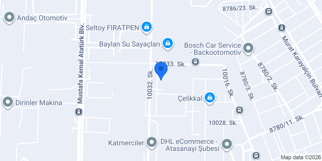 Çelikiş Dişli Otomotiv Sanayi konumu